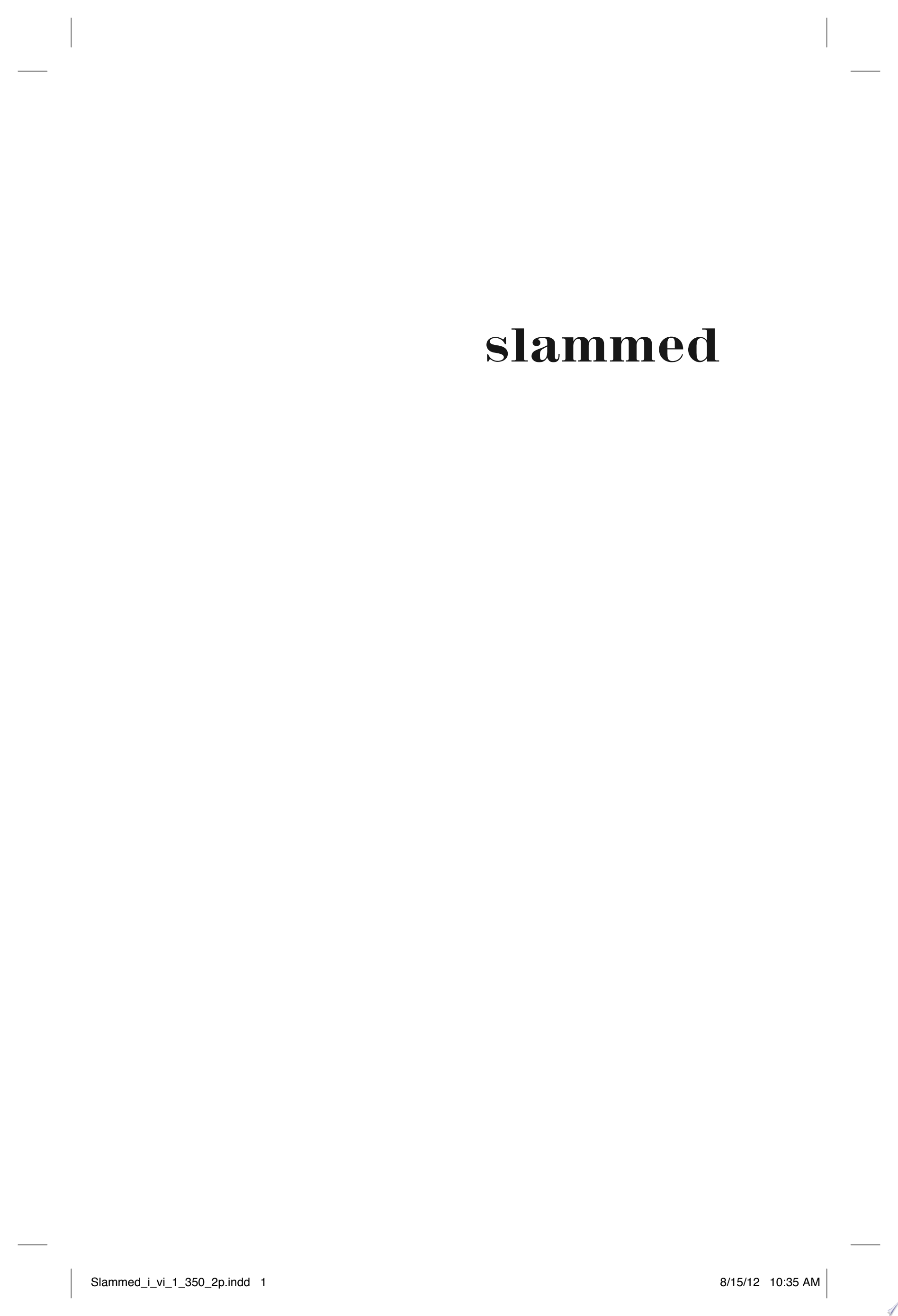 Image for "Slammed"