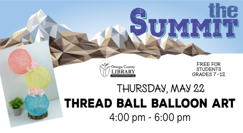 The Summit - Thread Ball Balloon Art