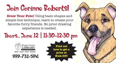 Draw your Pet with Corinne Roberts