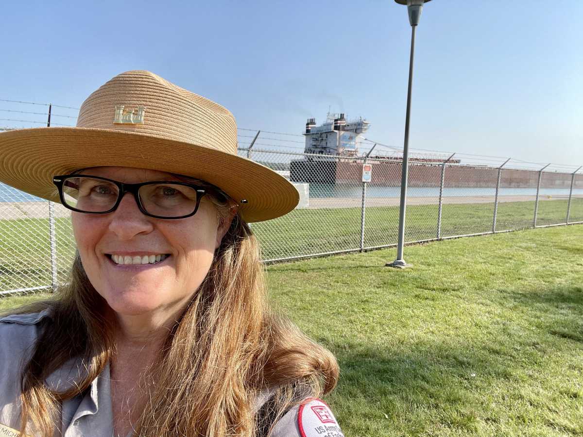 Michell Briggs, US Army Corps of Engineers, Chief Park Ranger, Soo Locks