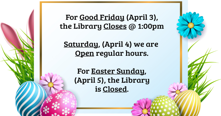 Image for Easter Hours